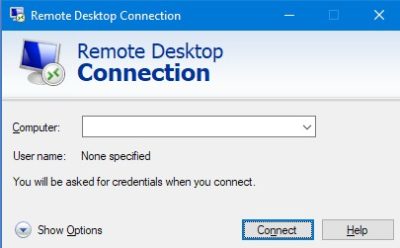 Remote Desktop di Windows